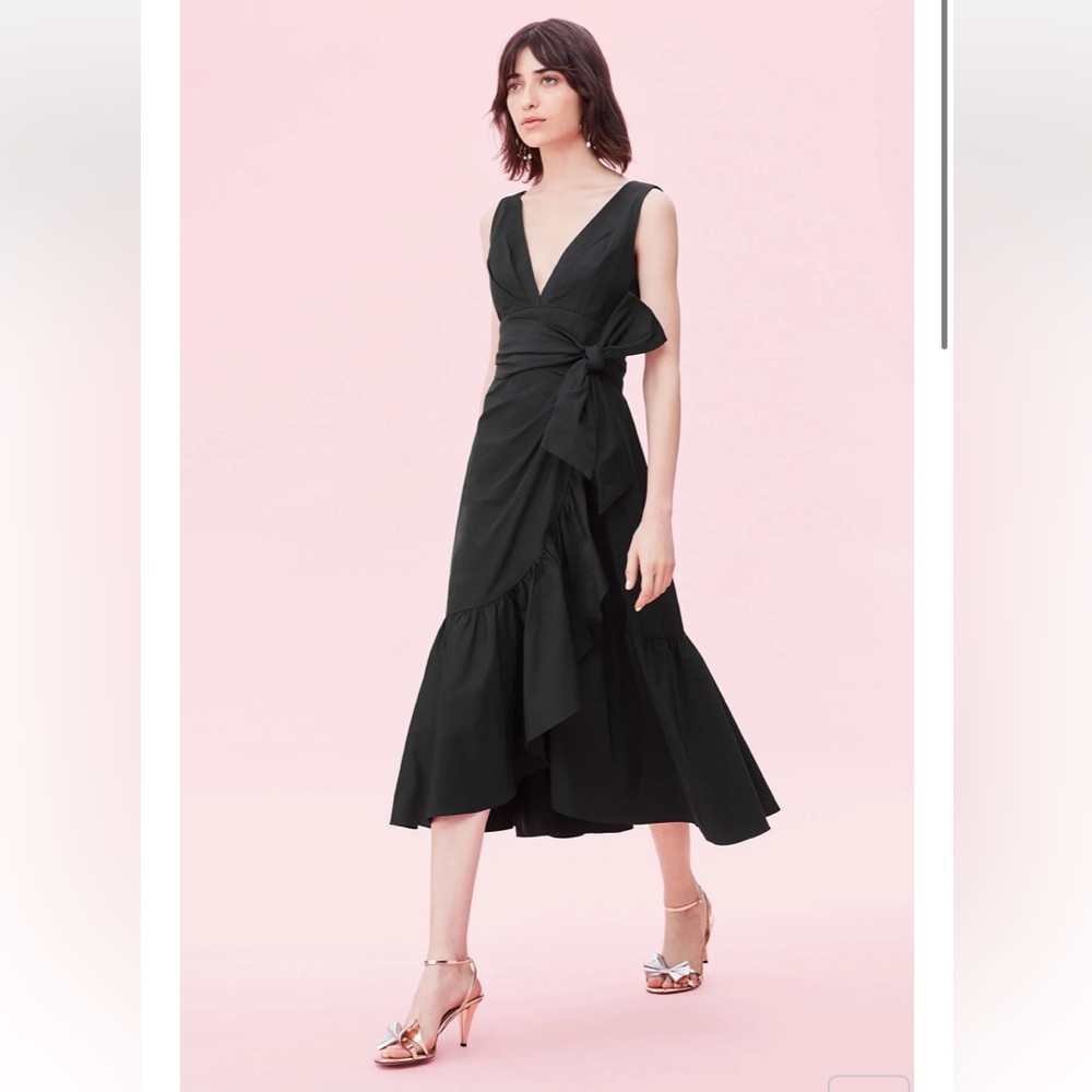 NWT REBECCA TAYLOR Taffeta Bow Dress